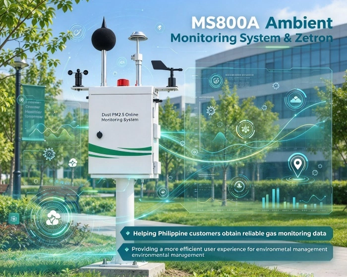Zetron MS800A एअर क्वालिटी मॉनिटरिंग सिस्टम फिलीपिन्समध्ये तैनात, स्थापना आणि प्रशिक्षण पूर्ण झाले