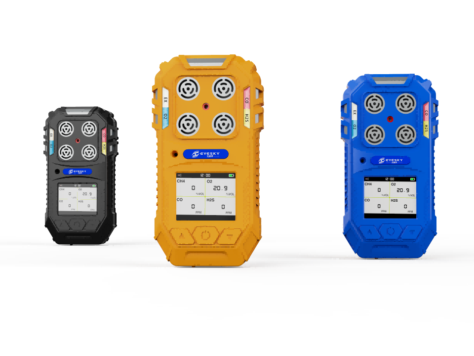 MS104K पोर्टेबल 4-इन-1 गॅस डिटेक्टर